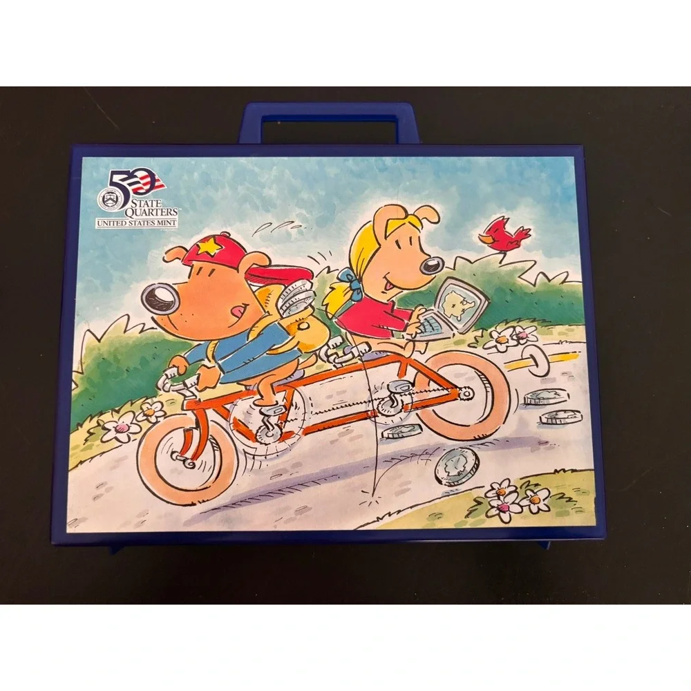 Hallmark American Spirit 50 State Quarters Coin Collecting Activity Kit Case